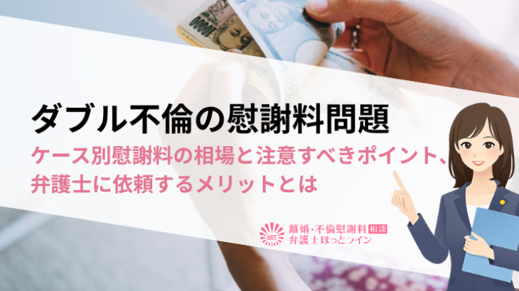 ダブル不倫の慰謝料問題|ケース別慰謝料の相場と注意すべきポイント、弁護士に依頼するメリットとは